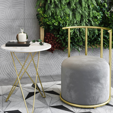 كرسي معدني أنيق - COMFORT