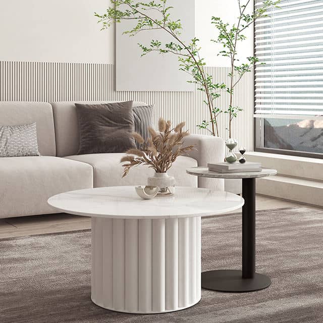 طاولة قهوة مزدوجة - MODULUXE