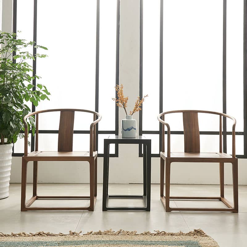 كرسي خشبي بطراز صيني - BAYTK