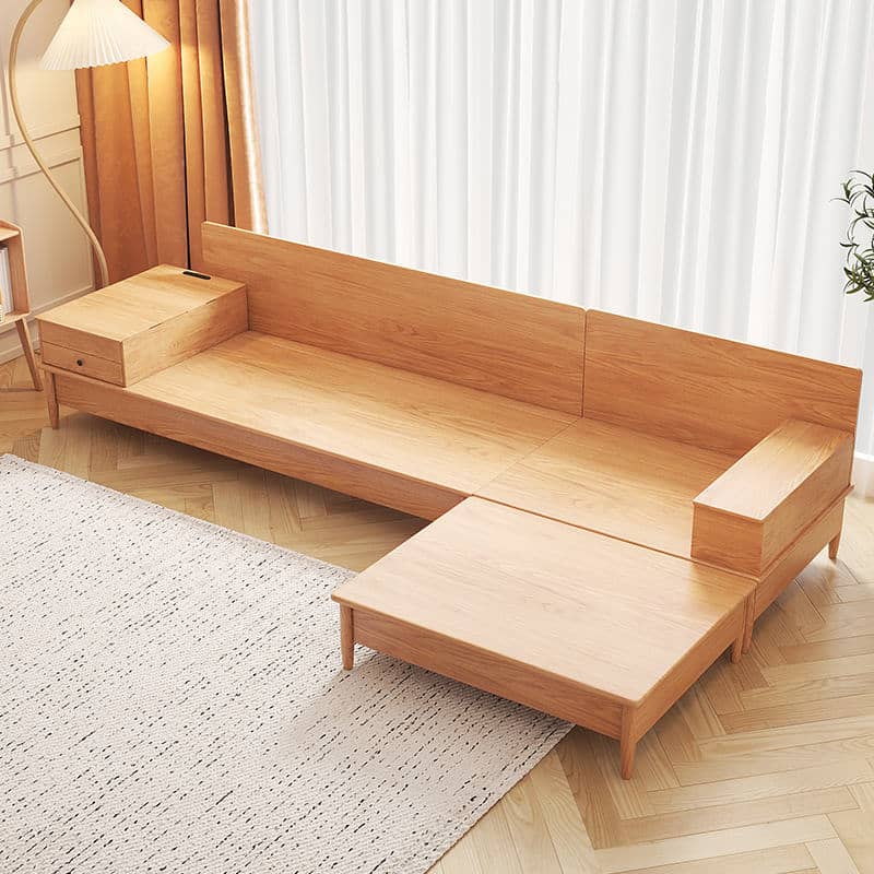 كنبة خشبية بزاوية - SELA