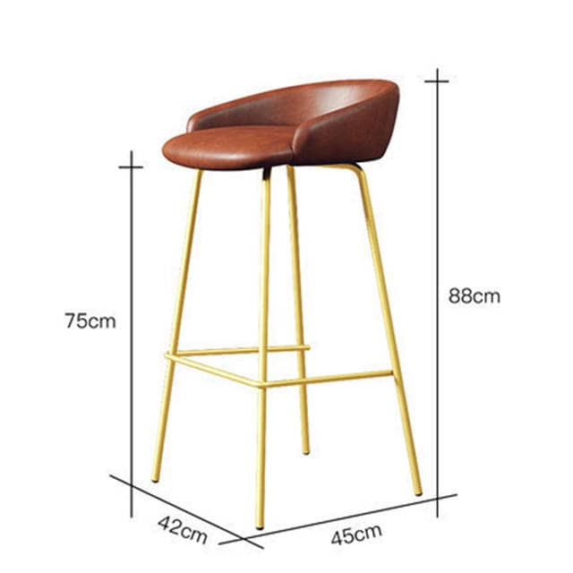 كرسي بار جلدي -OASIS