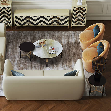 طاولة قهوة معدنية - REVIVE