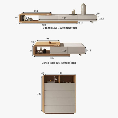 طقم طاولات مودرن - LEGACY