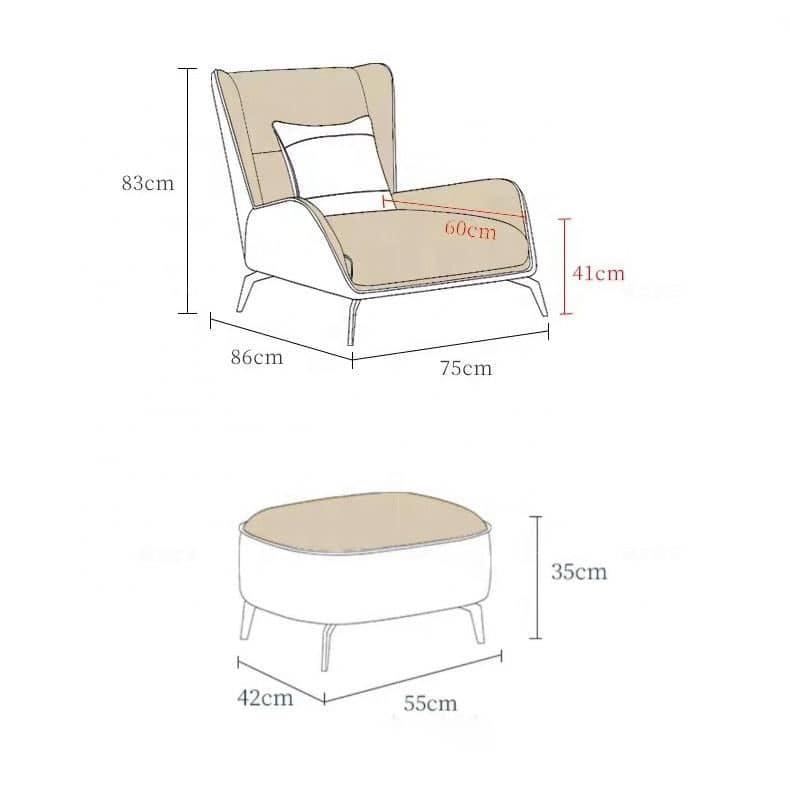 كرسي جلدي - OASIS