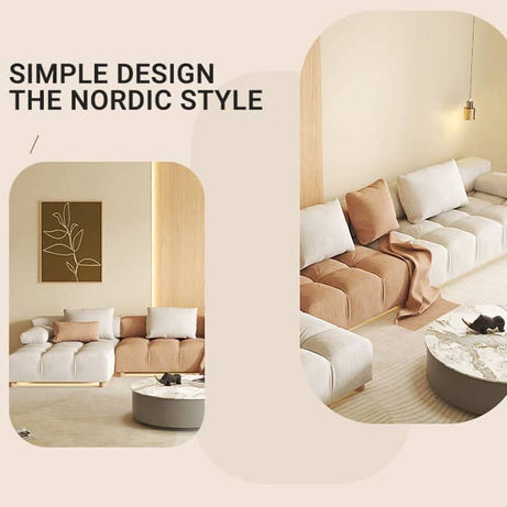 كنبة حرف L مودرن - MERA