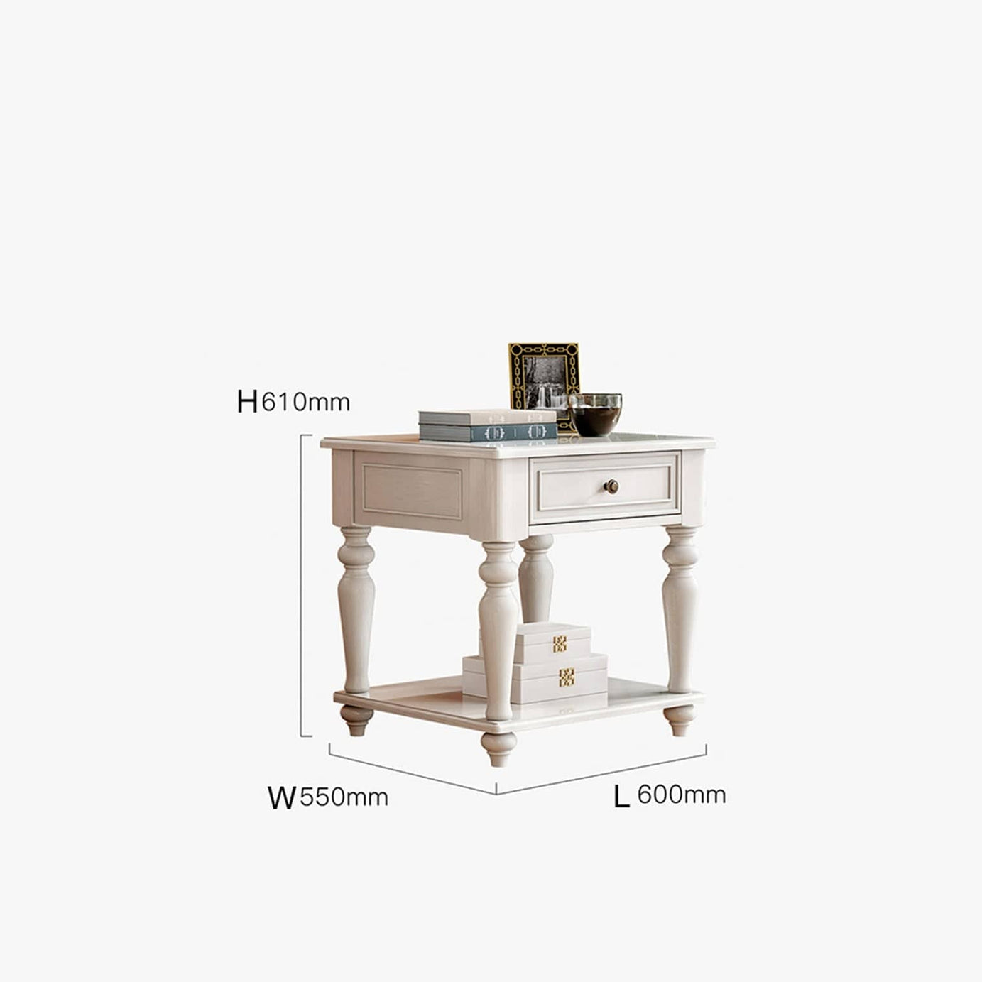 كومودينه خشبي كلاسيكي - GOLDEN