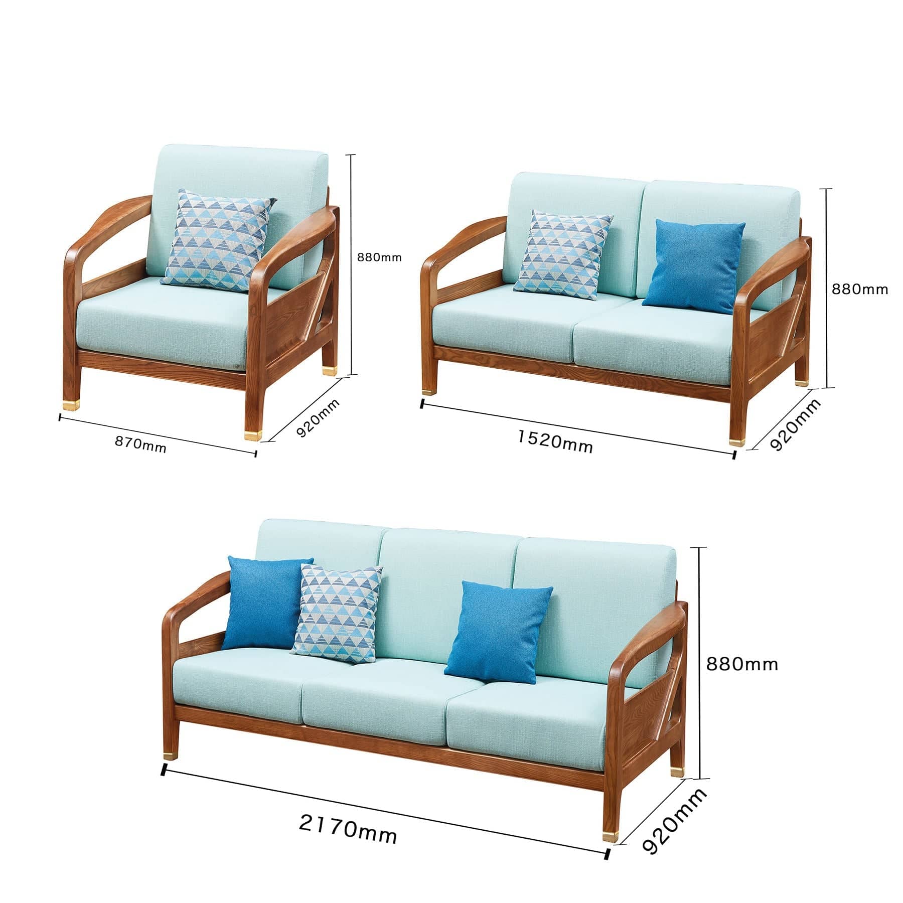 طقم كنب بتصميم جذاب - SELA