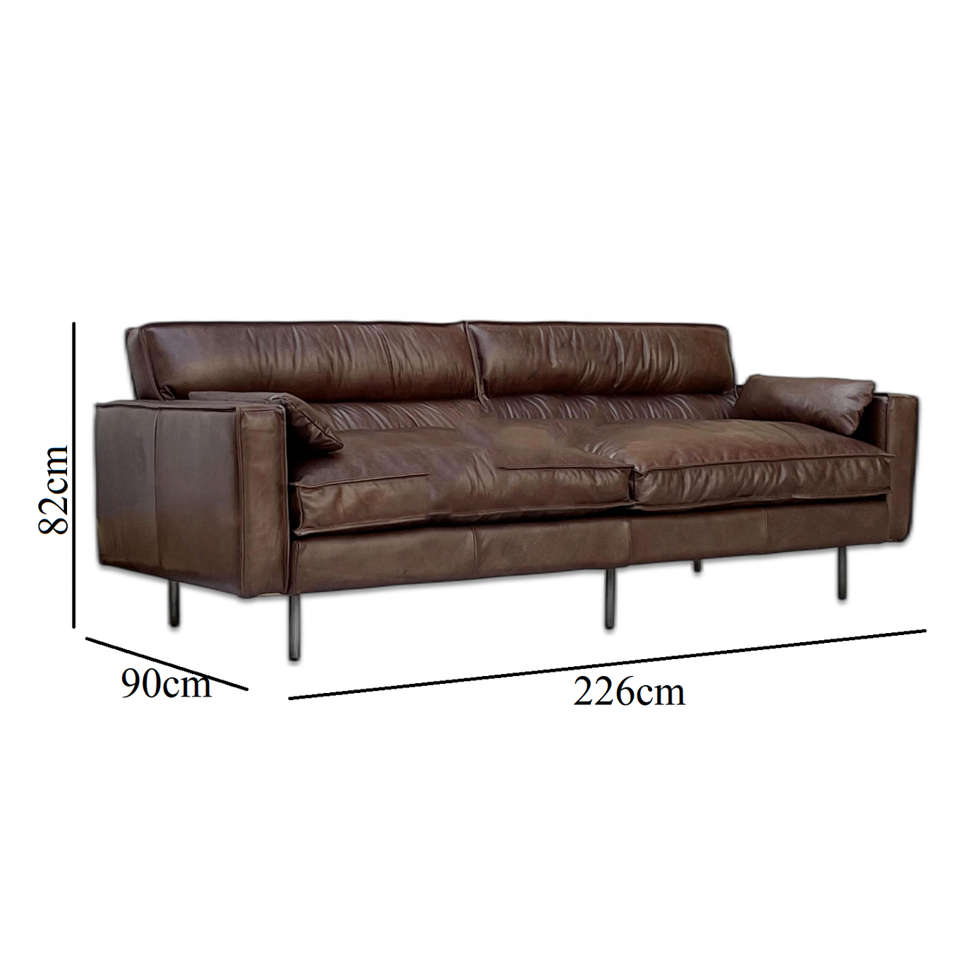 كنبة جلد فاخرة - VELA