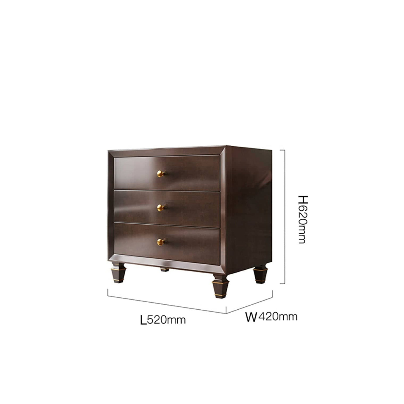 كومودينه خشبي أنيق - CHANCE