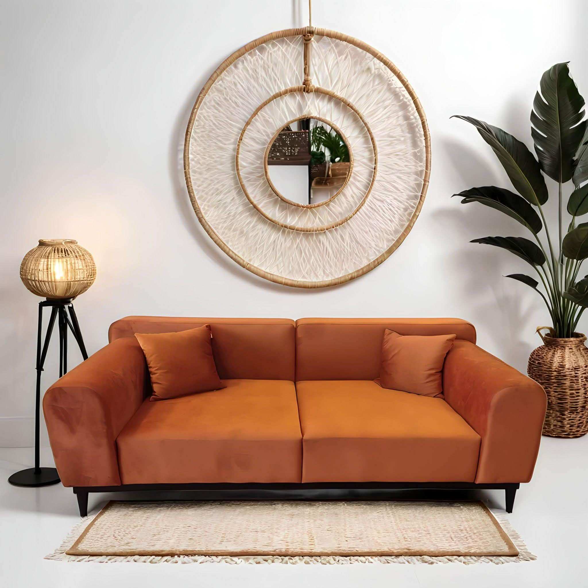 كنبة خشب طبيعي 220*90*80 سم - HIP10 Hippo