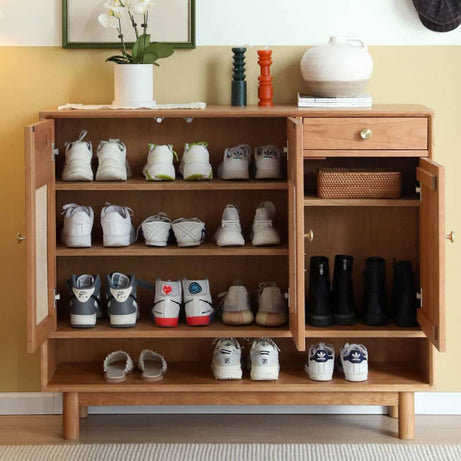 خزانة احذية خشبية 