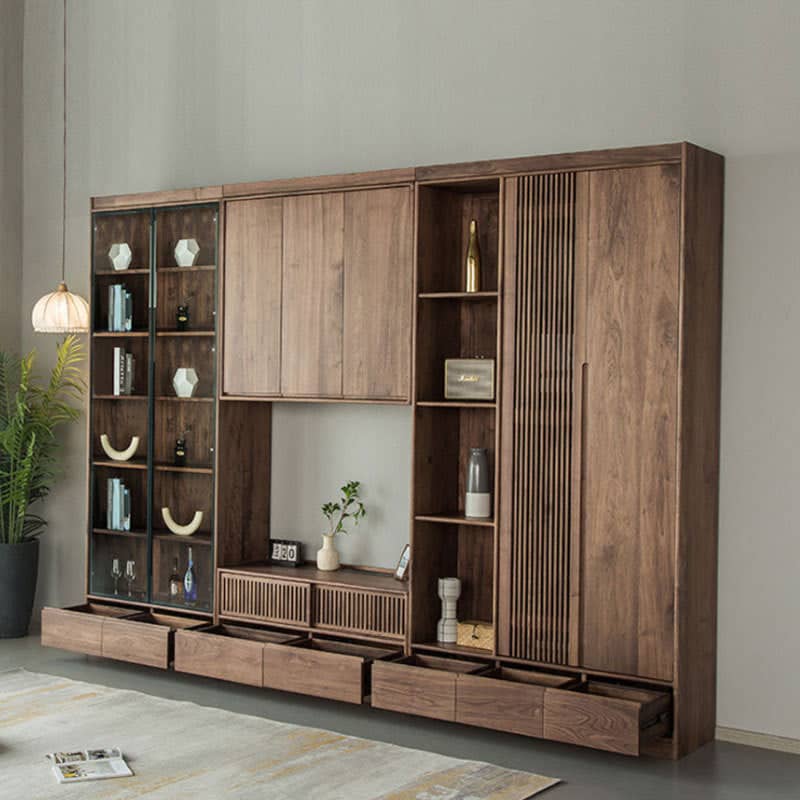 طاولة تلفاز مزدة بأرفف - LEGACY