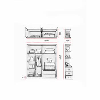 دولاب بتصميم راقي - LUCY