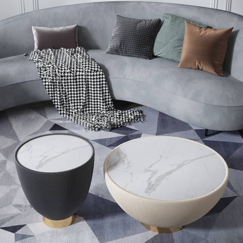 طاولتين قهوة بتصميم فاخر - MODULUXE