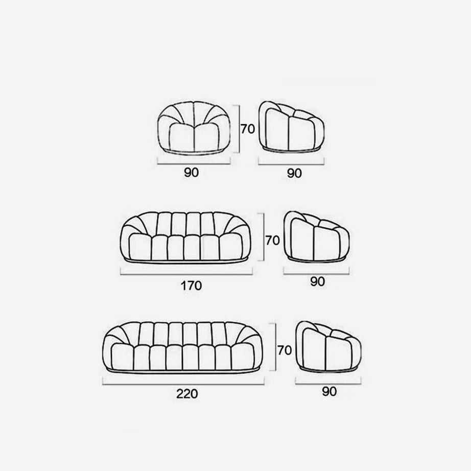 طقم كنب مودرن - MERA