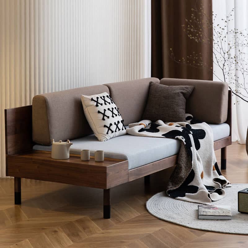 كنبة خشبي بنمط عصري - SELA