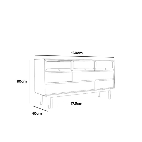 خزانة ملابس خشبية - TONE