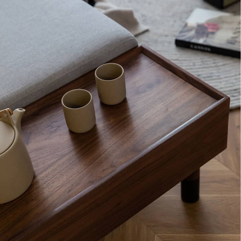 كنبة خشبي بنمط عصري - SELA