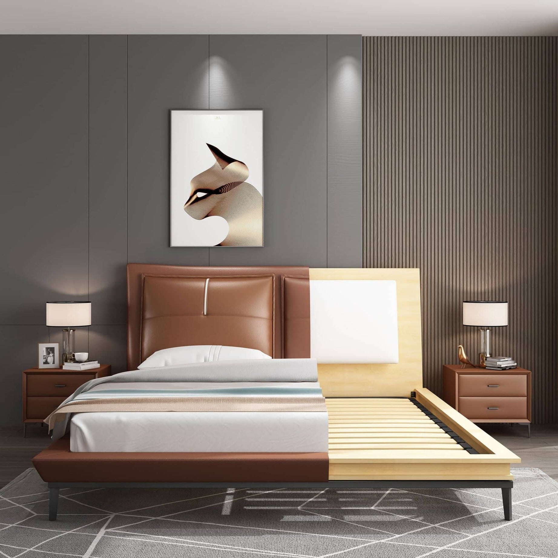 سرير بتصميم راقي - GROS