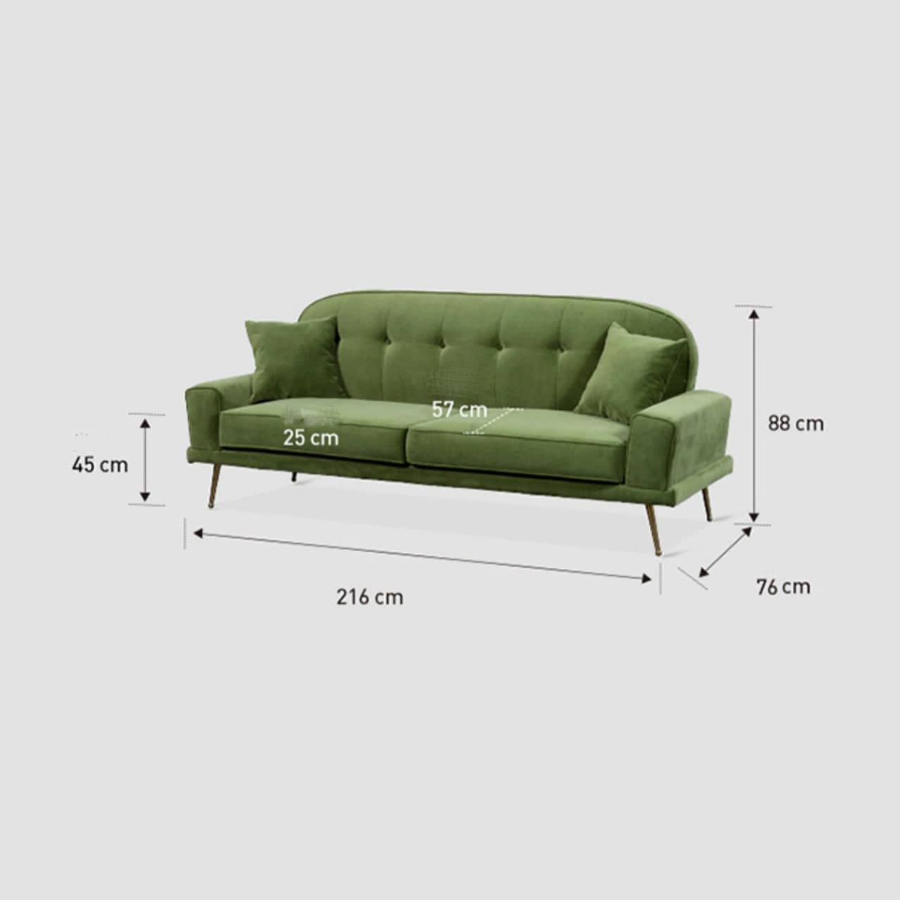 كنبة بتصميم فاخر ثلاثية - WISE