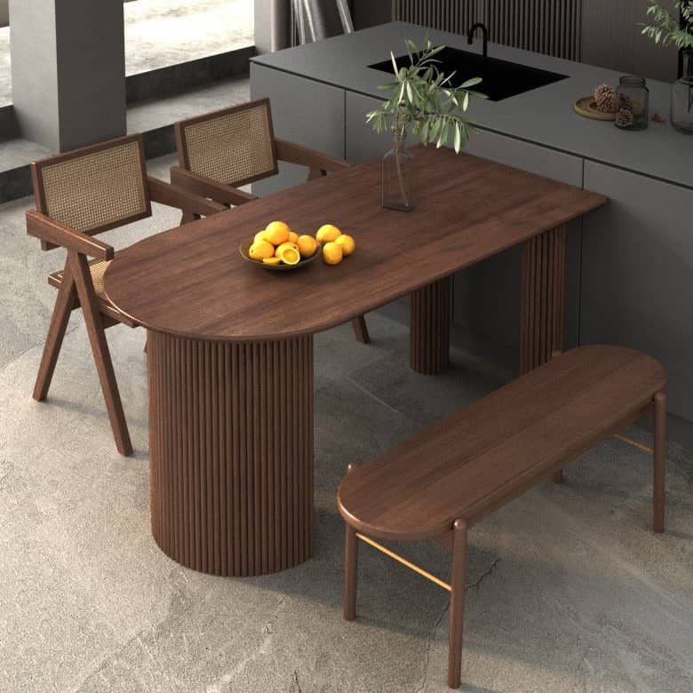 طاولة طعام بتصميم ريفي - DORA