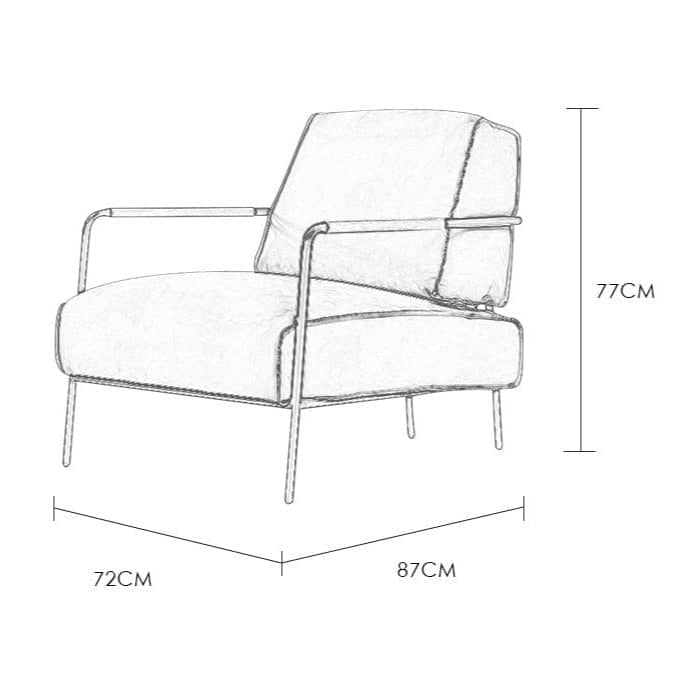 كرسي منفرد فاخر - SAGE