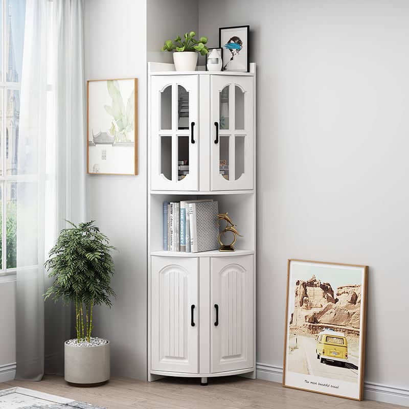 خزانة جانبية مفتوحة الارفف 