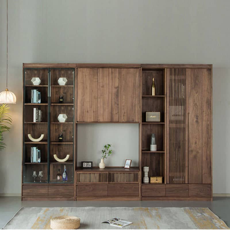 طاولة تلفاز مزدة بأرفف - LEGACY