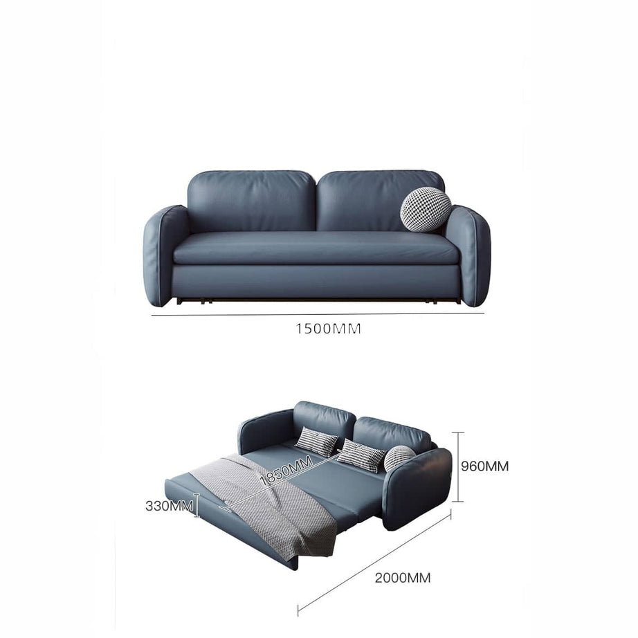 كنبة سرير جلدية - VELA