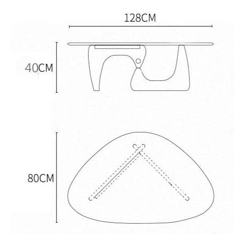 طاولة قهوة خشبية - LEGACY