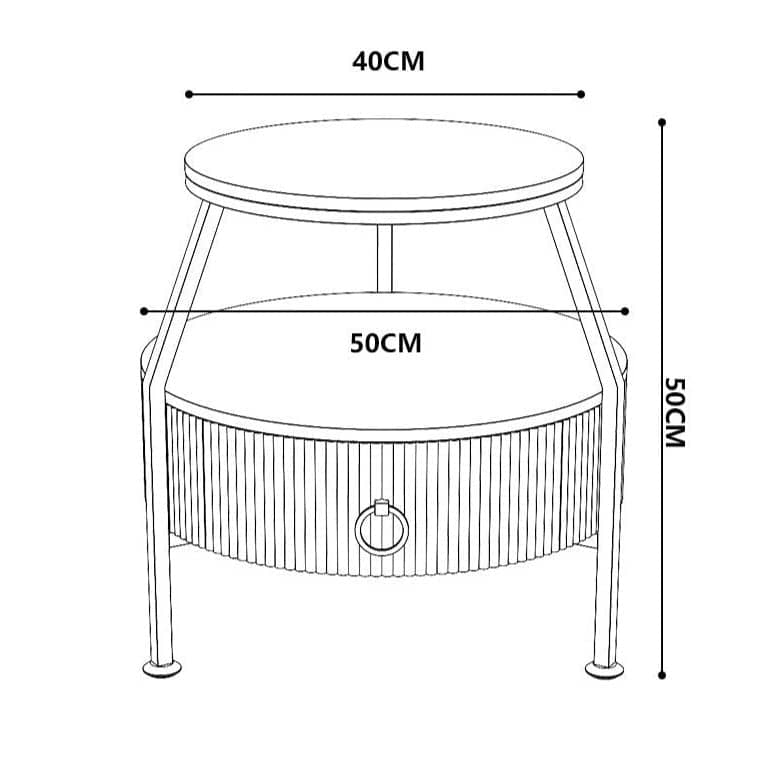 طاولة جانبية مودرن - MODULUXE