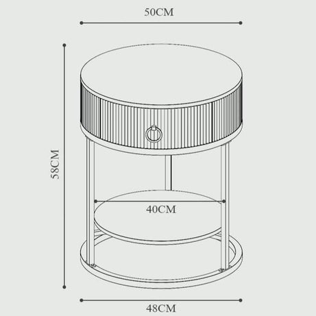 طاولة جانبية مودرن - MODULUXE