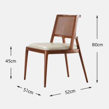 كرسي طعام خشبي - BAYTK