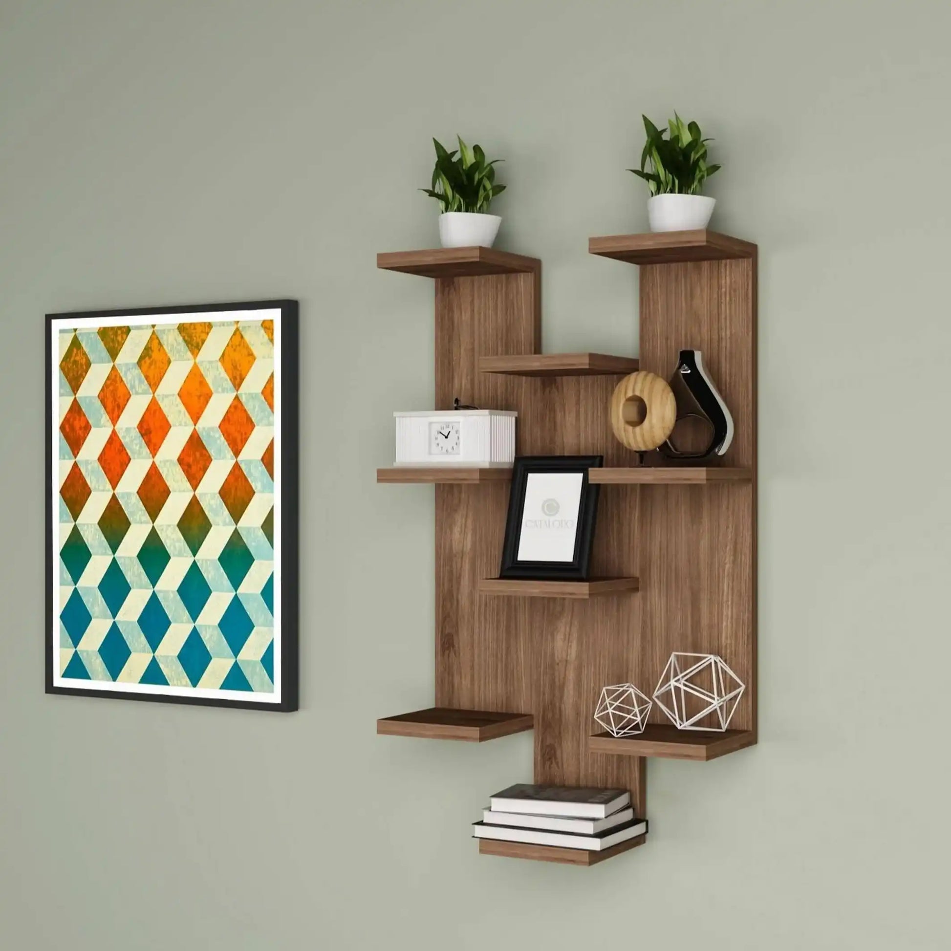 رفوف خشب فاخرة - Baytuk