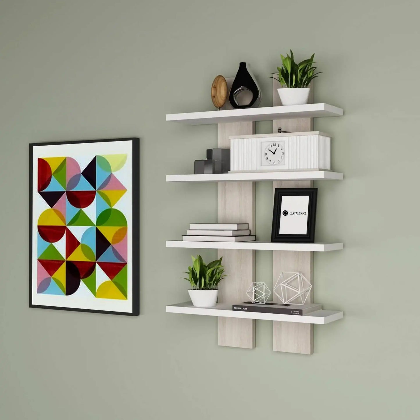 رف خشبي أنيق - Baytuk