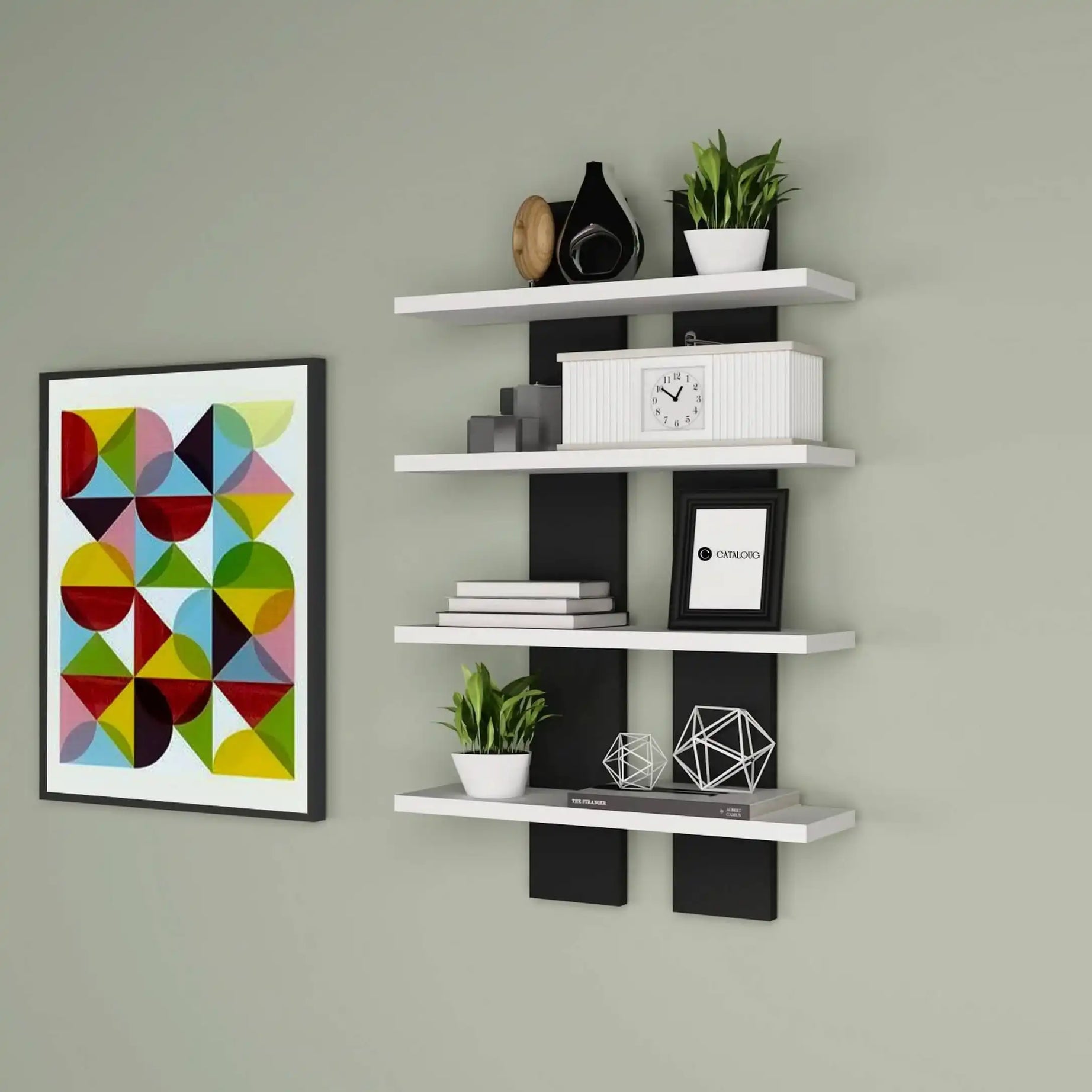 رف خشبي أنيق - Baytuk