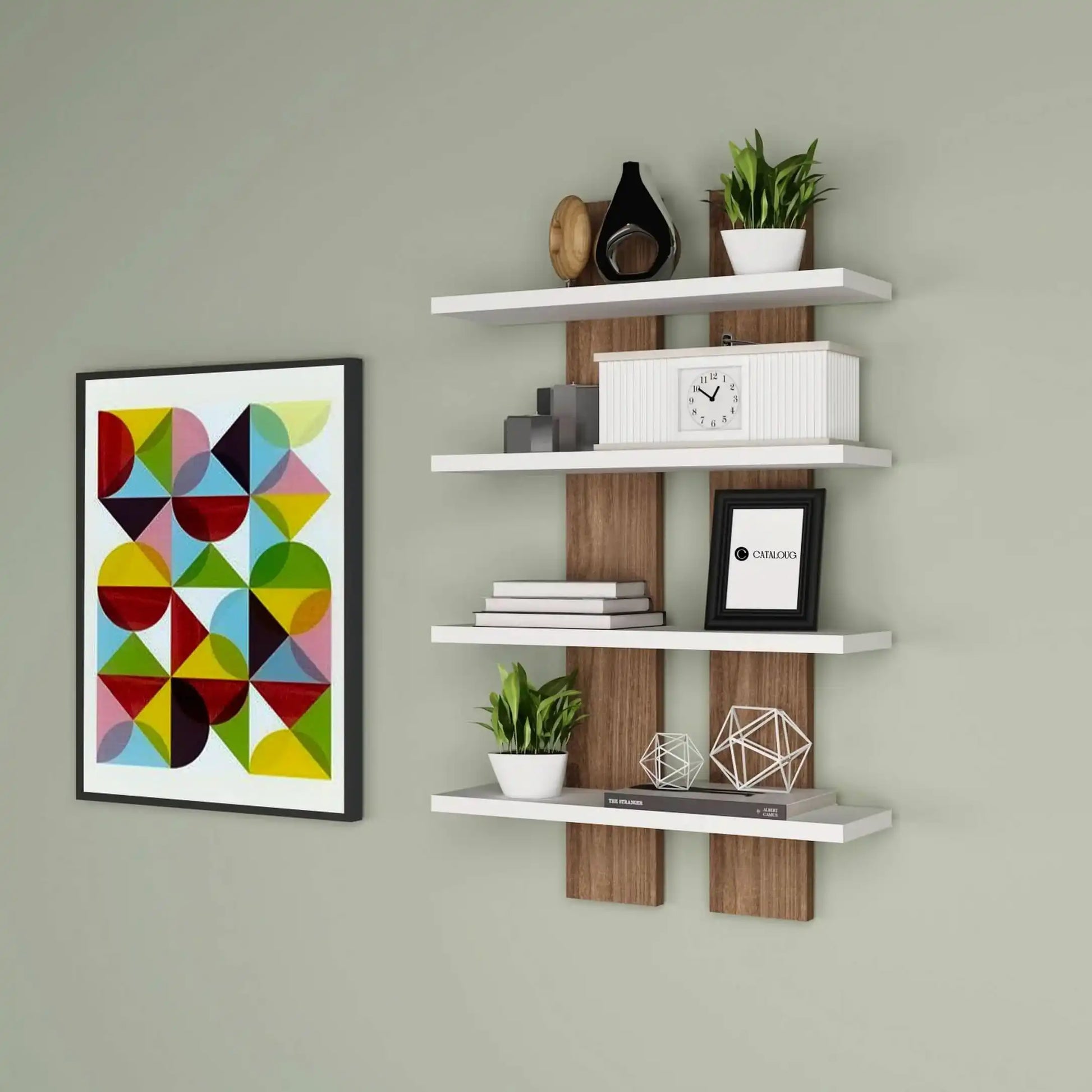 رف خشبي أنيق - Baytuk