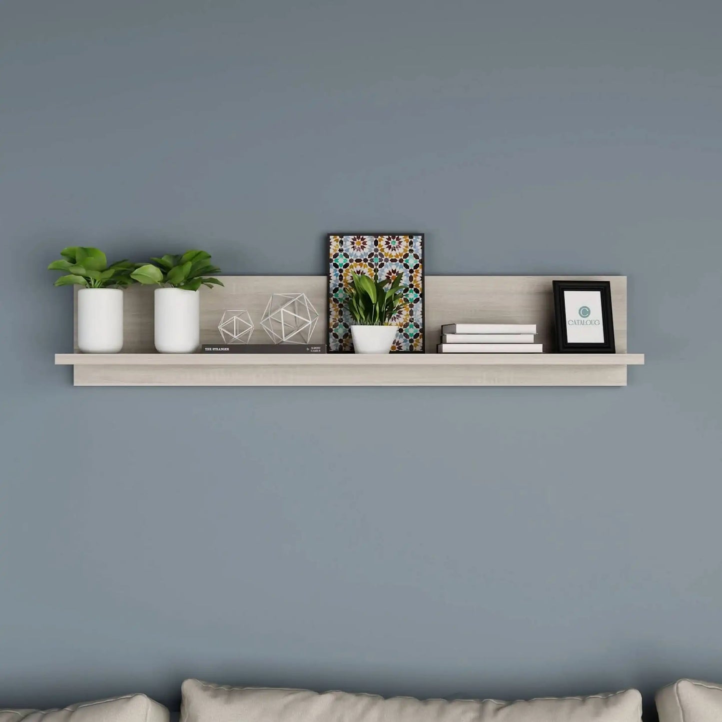 رف مستطيلي خشبي - Baytuk