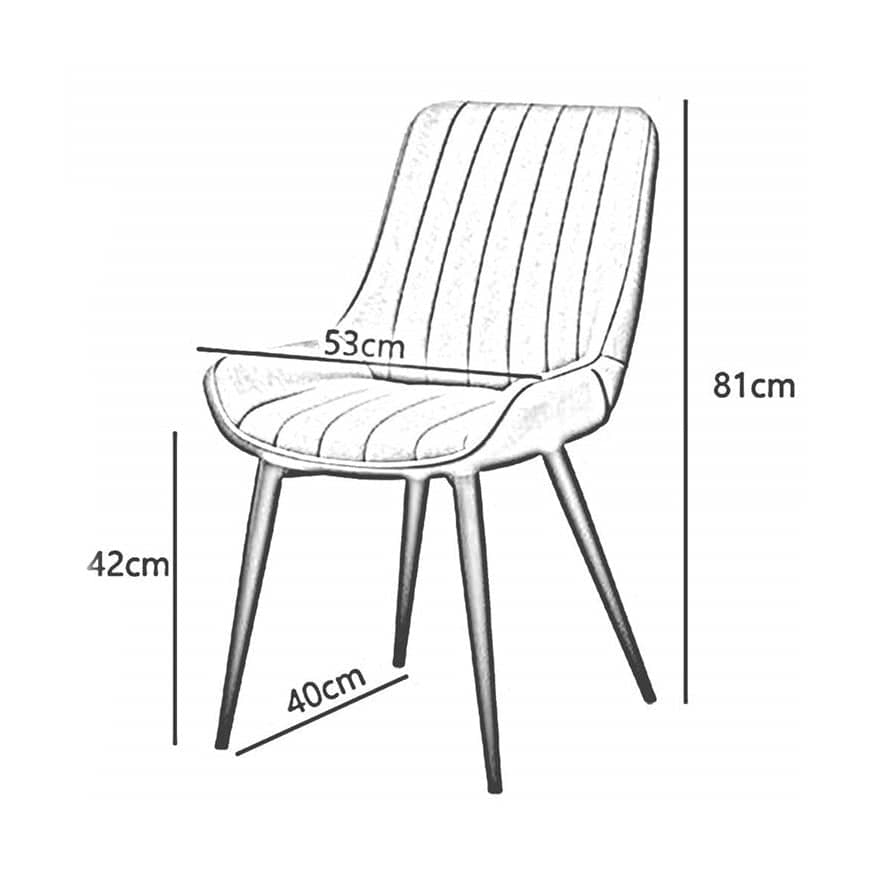 كرسي طعام جلدي - OASIS