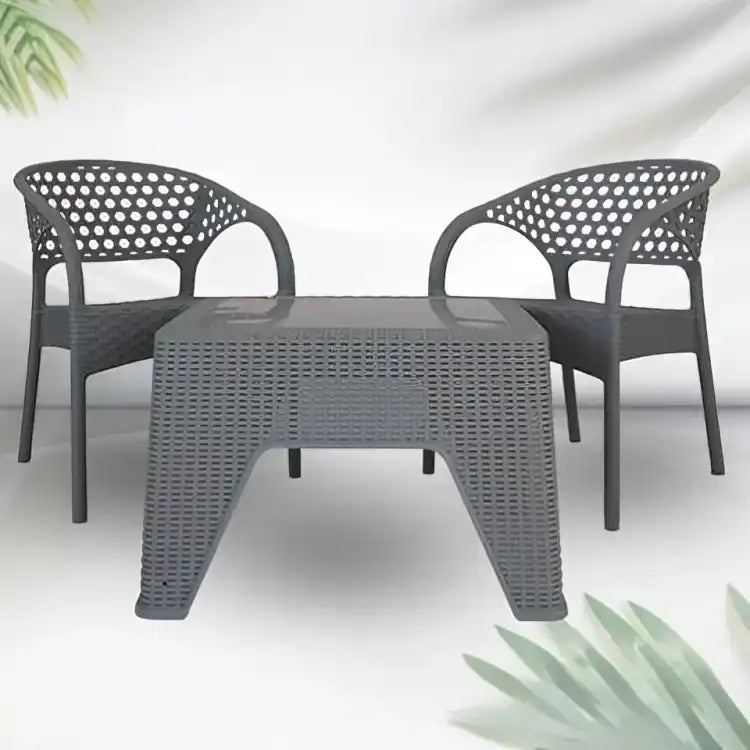 طقم نيو بامبو 2 كرسي وطاولة - Baytuk