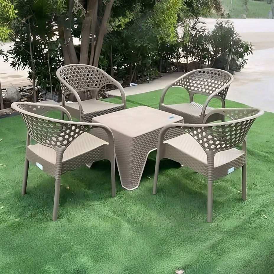 طقم نيو بامبو 4 كرسي وترابيزه - Baytuk