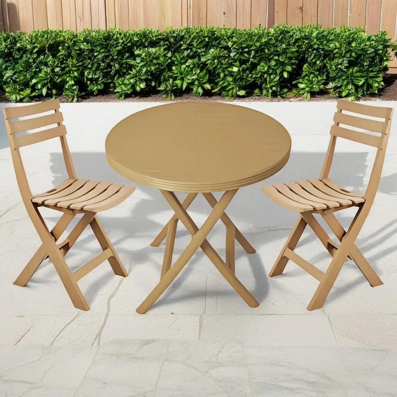 طقم شاطئ كرسين و طاولة متعدد الألوان - Baytuk