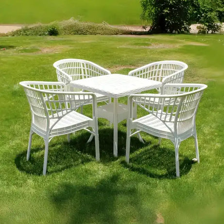 طقم كريستال 4 كرسي وطاولة - Baytuk