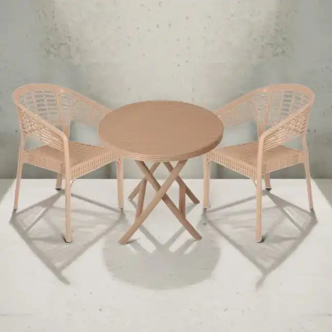 طقم كريستال مزود طاولة قابلة للطي - Baytuk