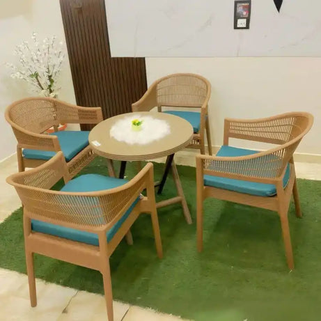 طقم بلاستيك للحديقة 5 قطع متعدد الالوان - Baytuk