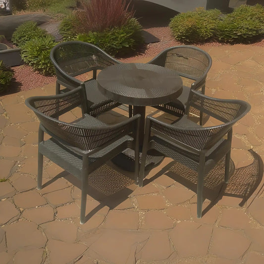 اثاث خارجي 5 قطع للحديقة متعدد الالوان - Baytuk