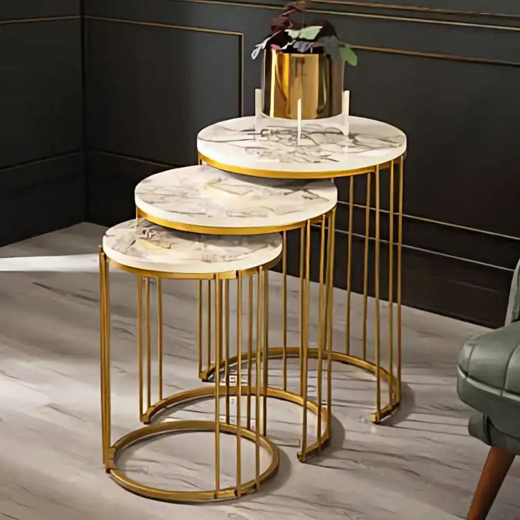 طاولة جانبية متداخلة دائرية - Baytuk