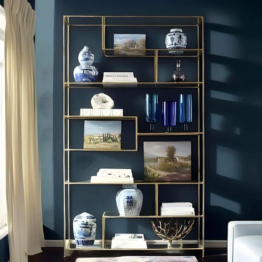 أنيقة وحدة أرفف معدنية بتصميم عصري - Baytuk