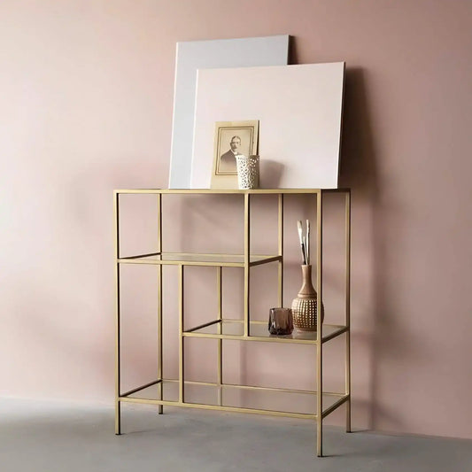 وحدة أرفف زجاجية أنيقة - Baytuk