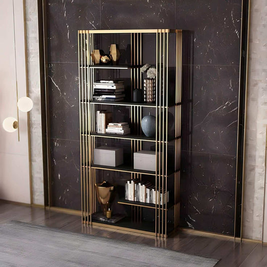 وحدة أرفف معدنية عصرية بتصميم أنيق لتنظيم مثالي - Baytuk